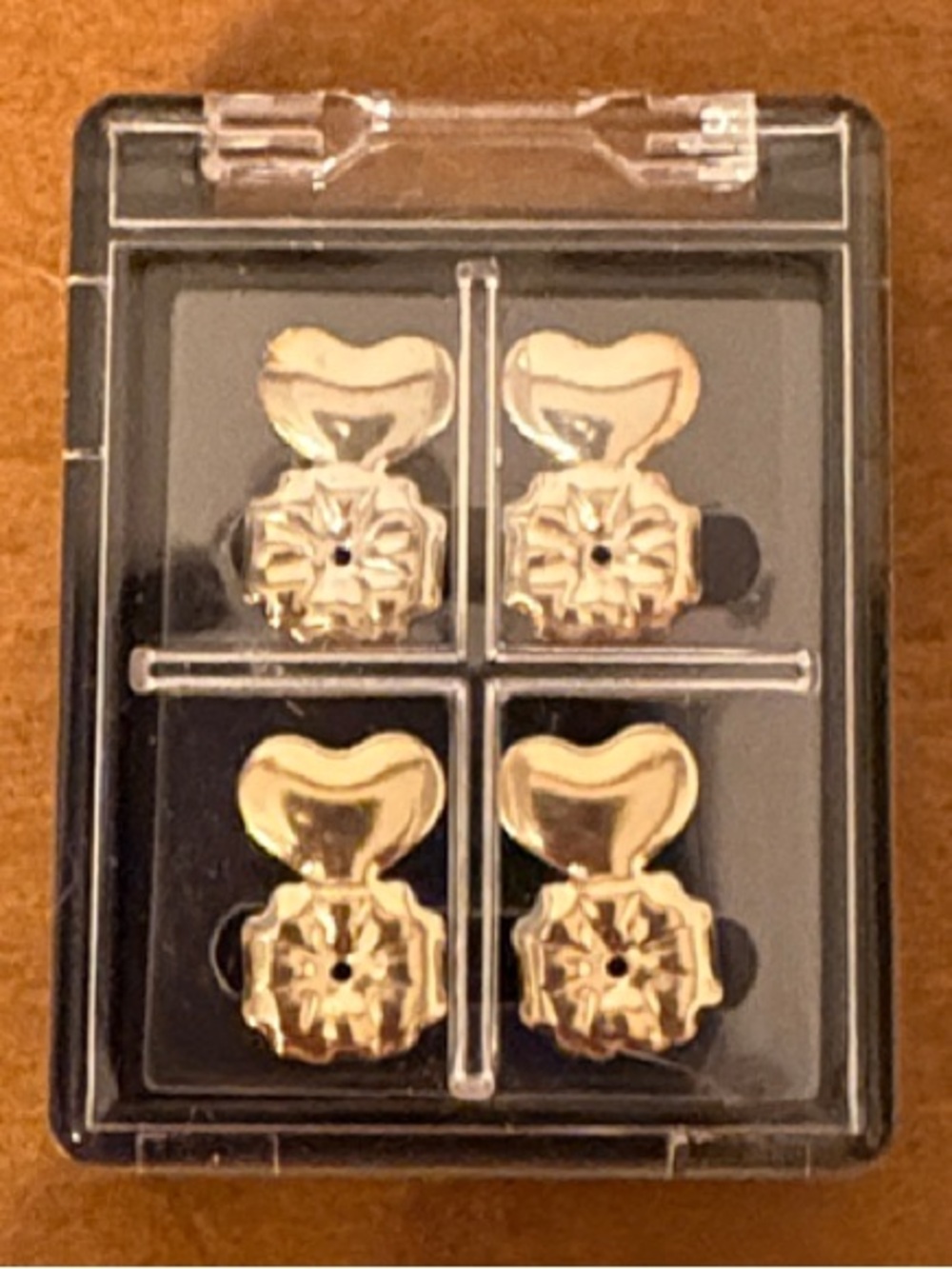 NWOT MagicBax Earring Lifters Set – Gold Tone Support Backs with Case